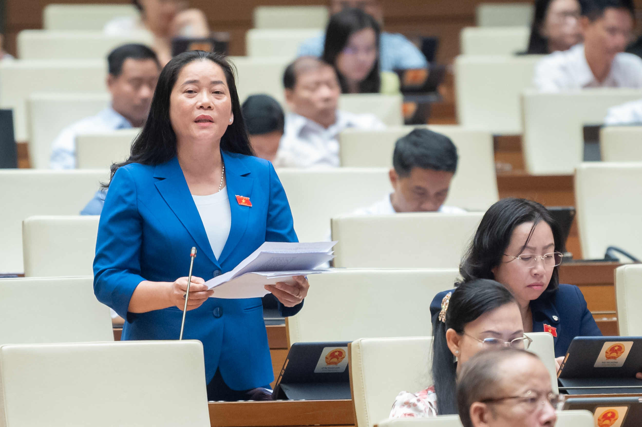  Đại biểu Lê Thị Thanh Lam, Phó trưởng Đoàn phụ trách Đoàn ĐBQH, tỉnh Hậu Giang - Ảnh: Quochoi.vn