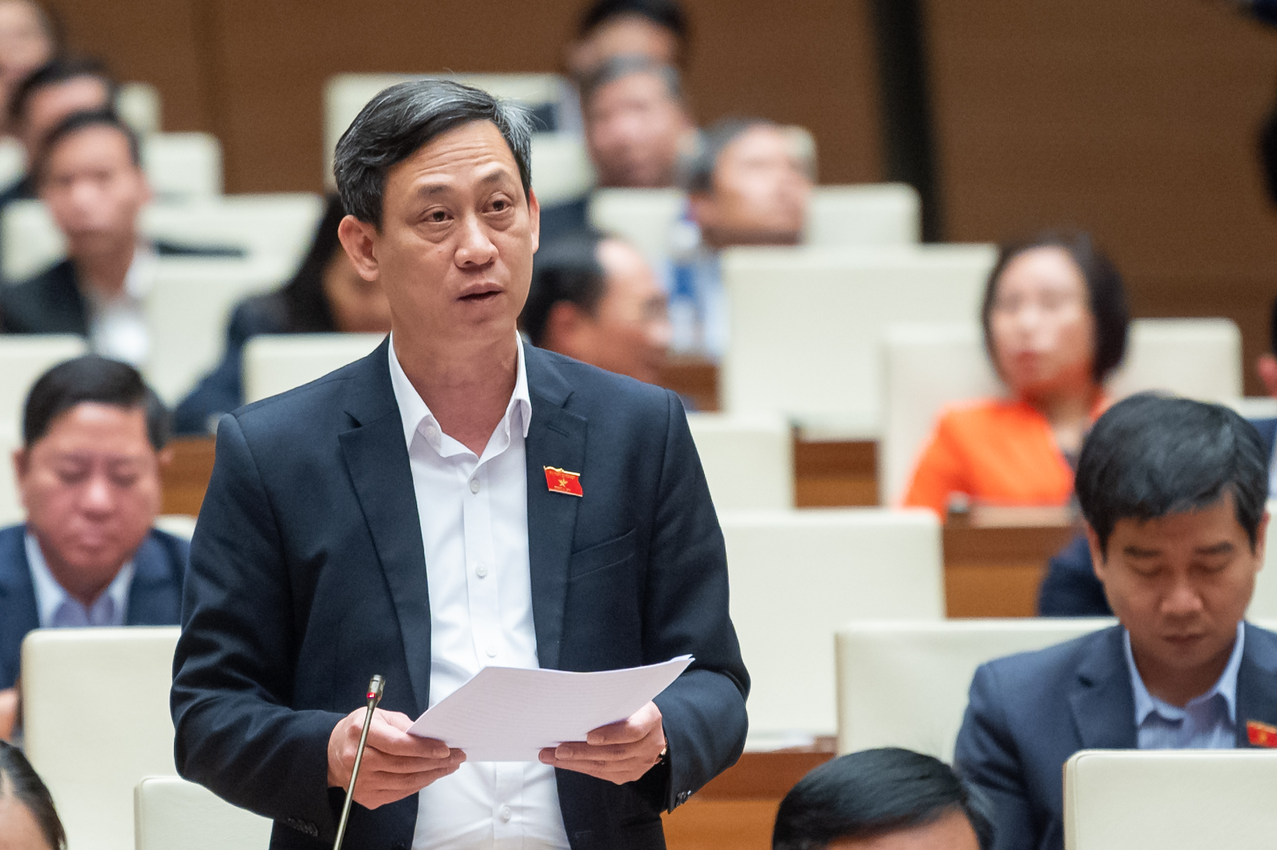 Đại biểu Mai Văn Hải, Đoàn Đại biểu Quốc hội tỉnh Thanh Hóa. Ảnh: Quochoi.vn.