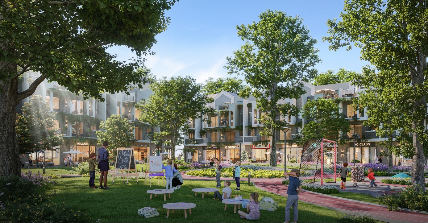 The Campus có công viên kích thích sự sáng tạo ở trẻ.