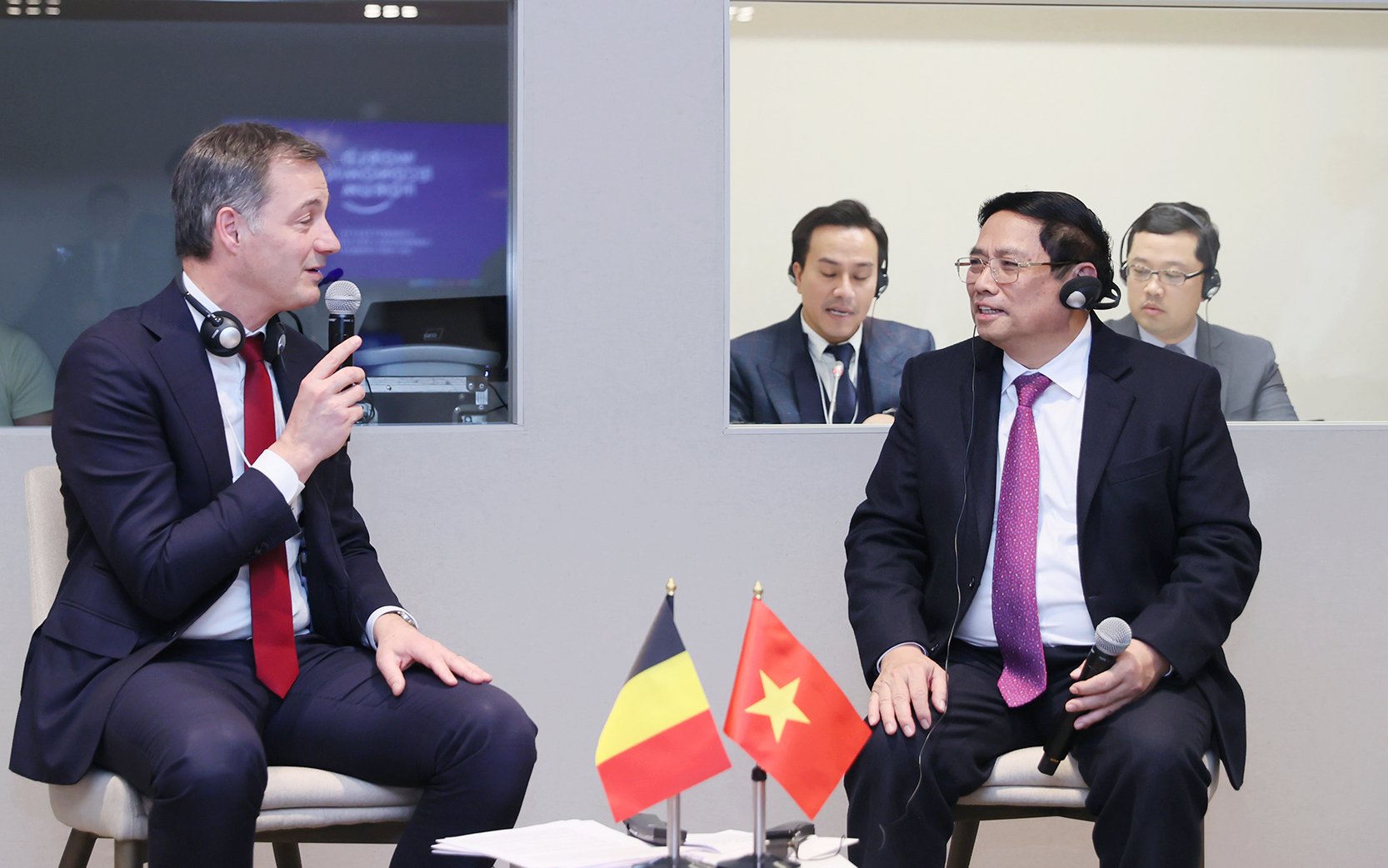 Thủ tướng Alexander De Croo khẳng định, EVFTA là động lực quan trọng thúc đẩy quan hệ kinh tế-thương mại giữa hai bên - Ảnh: VGP