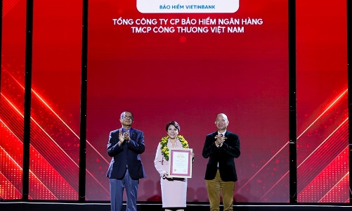 Bảo hiểm VietinBank nhận giải thưởng Top 500 doanh nghiệp lớn nhất Việt Nam 2023