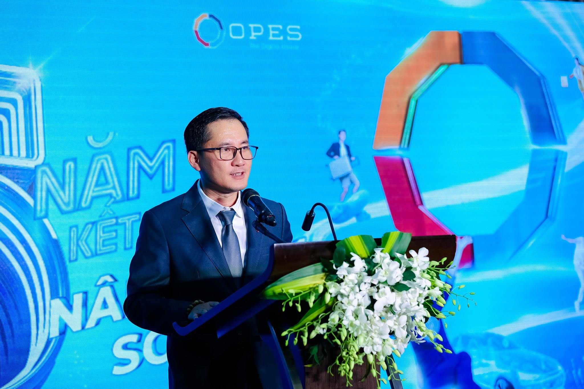 Ông Đặng Hoàng Tùng chia sẻ mục tiêu của OPES trong năm 2024 là lọt Top 10 công ty bảo hiểm phi nhân thọ lớn nhất Việt Nam.