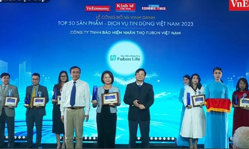 Fubon Life Việt Nam được vinh danh trong Top 50 sản phẩm - dịch vụ Tin Dùng Việt Nam 2023