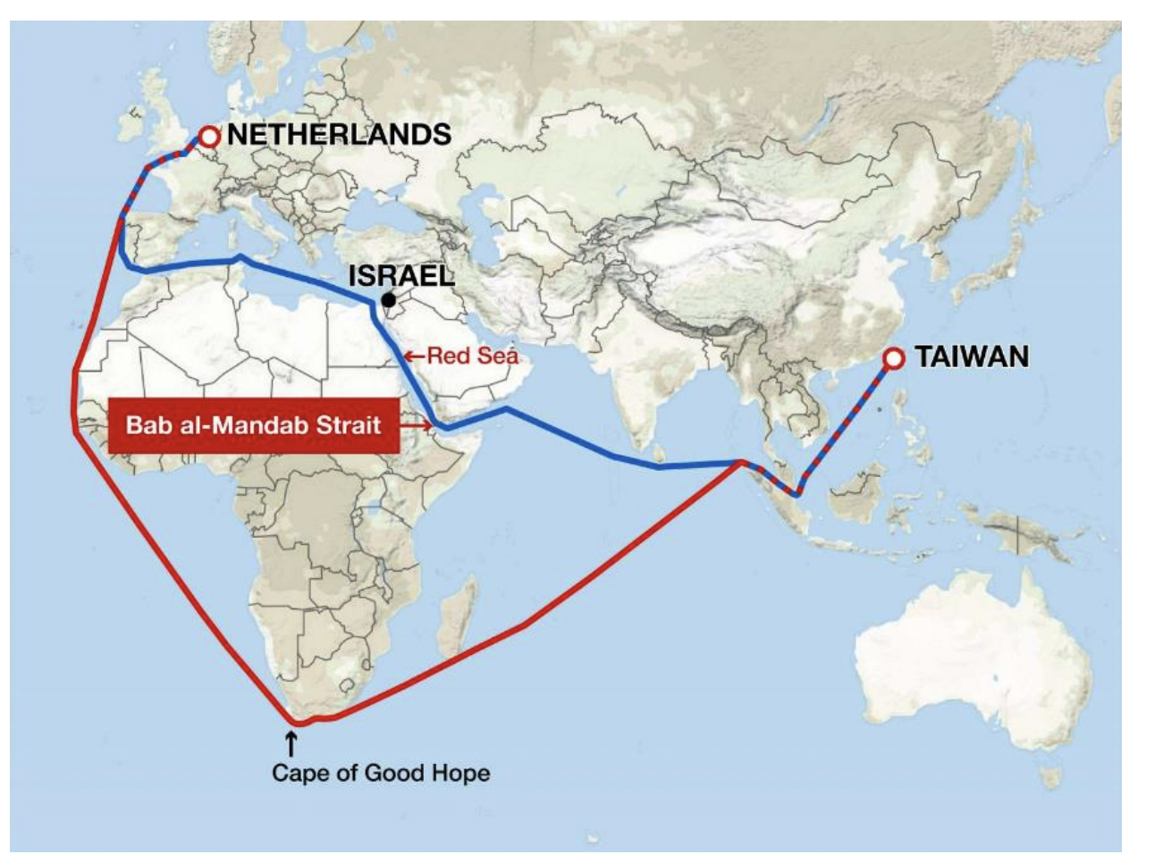 Căng thẳng tại Biển Đỏ.
