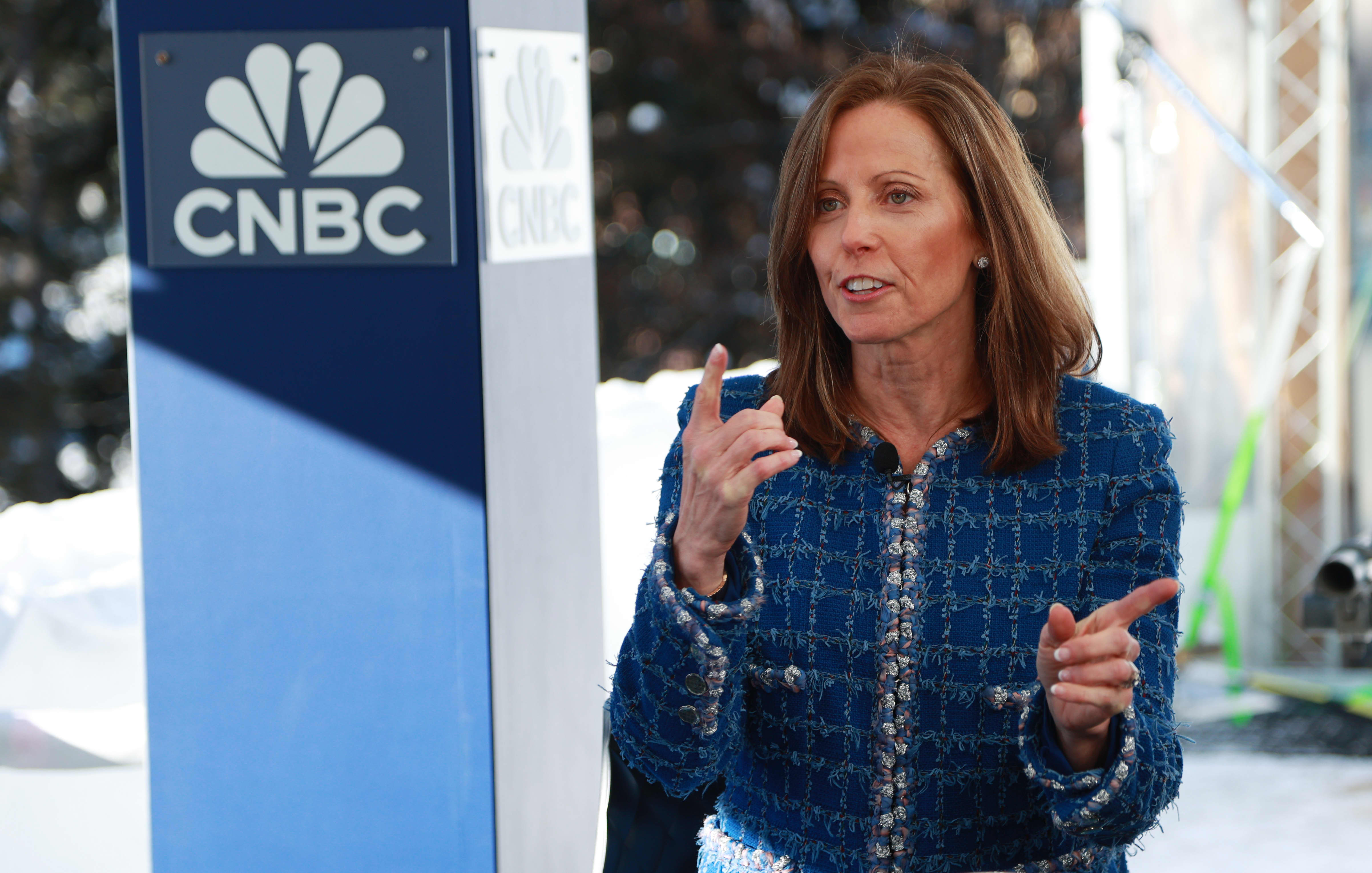 Bà Adena Friedman - Ảnh: CNBC