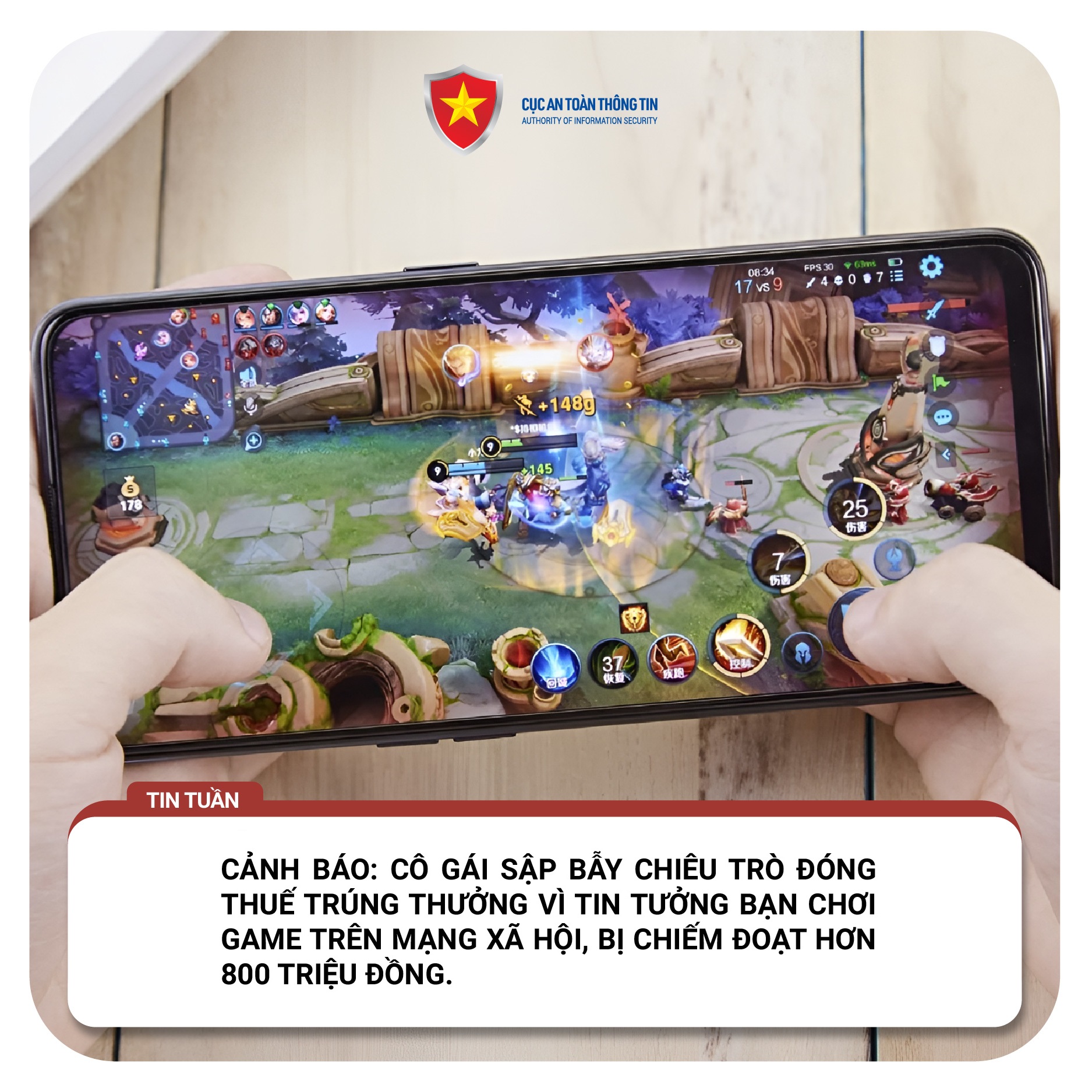 Cô gái sập bẫy đóng thuế trúng thưởng vì tin tưởng bạn chơi game trên mạng xã hội, bị chiếm đoạt hơn 800 triệu đồng - Ảnh minh họa. 