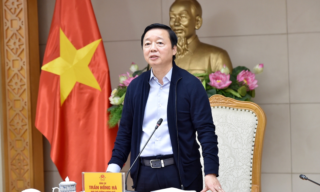 Phó Thủ tướng Trần Hồng Hà tại cuộc họp - Ảnh: VGP
