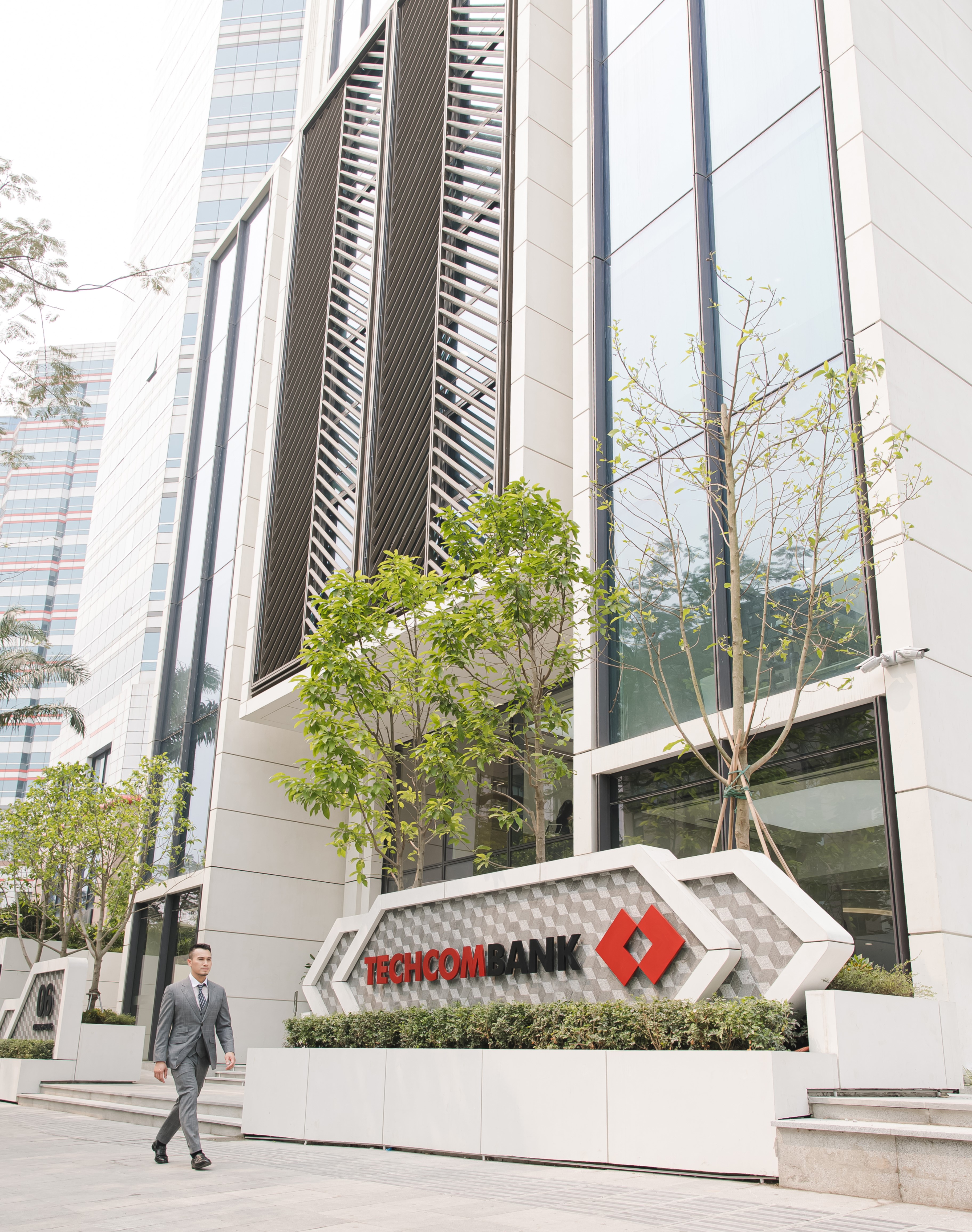 Trụ sở tòa nhà Techcombank.