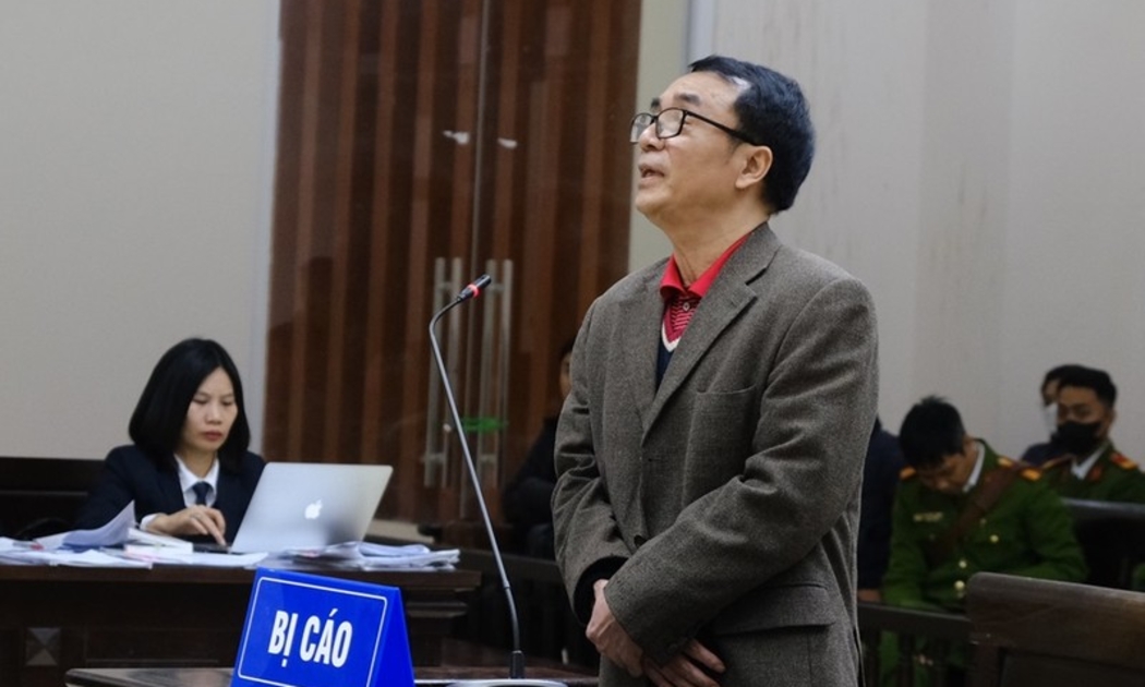 Ông Trần Hùng tại phiên tòa phúc thẩm.