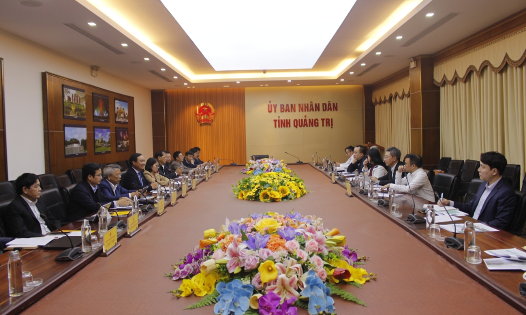 Toàn cảnh buổi làm việc Ảnh: H.T