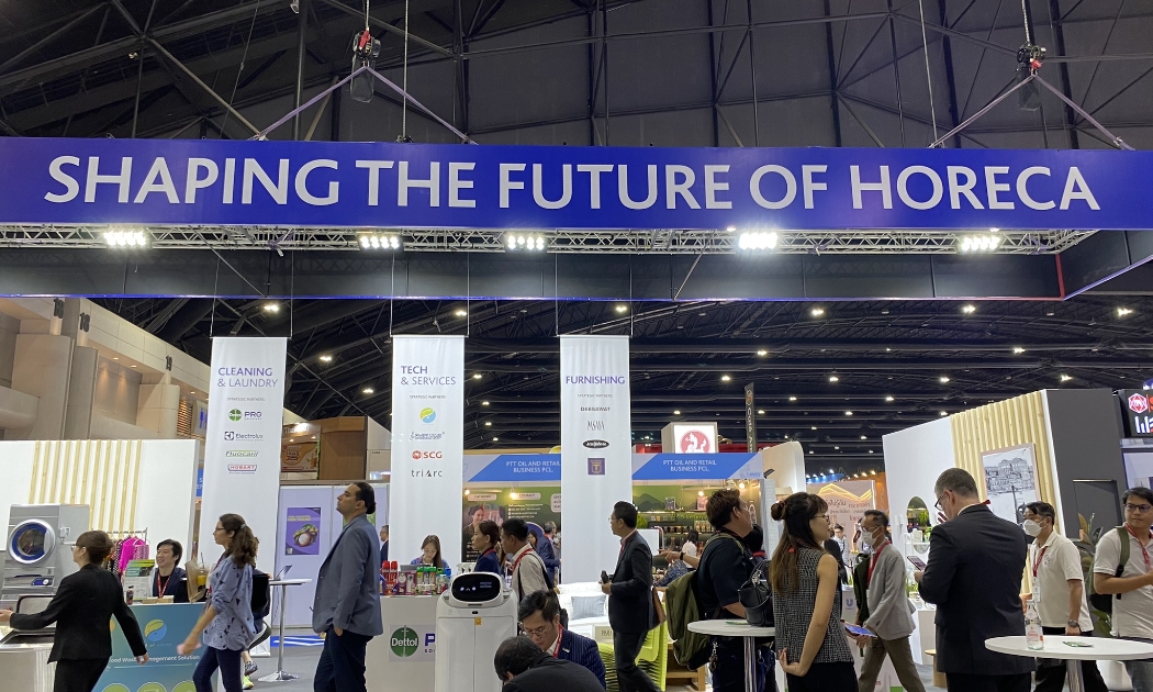 Quang cảnh một góc trưng bày của HOREC 2023.
