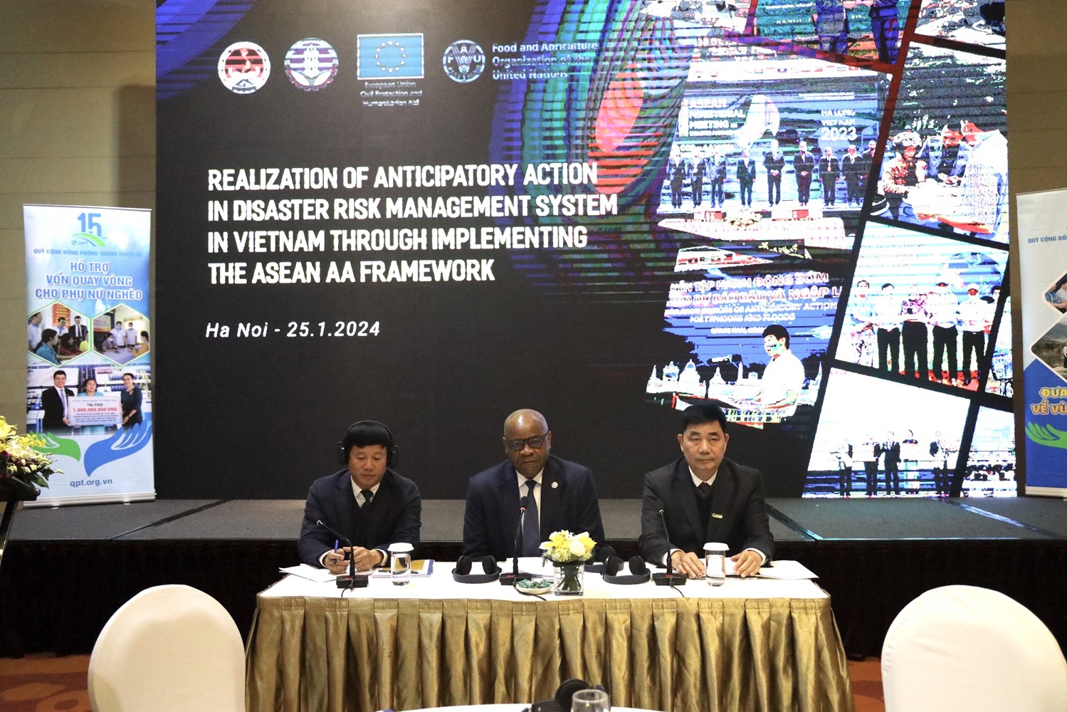 Các đồng chủ trì hội thảo ngày 25/1/2024.