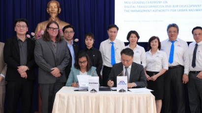 HCMC’s Management Authority for Urban Railways signs cooperative agreement with US software provider