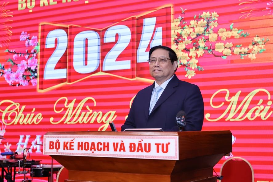 Thủ tướng Phạm Minh Chính phát biểu tại cuộc gặp mặt- Ảnh: VGP.