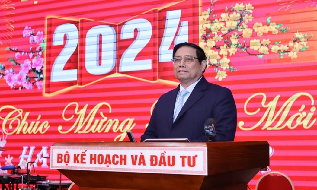 Thủ tướng Phạm Minh Chính phát biểu tại cuộc gặp mặt- Ảnh: VGP.