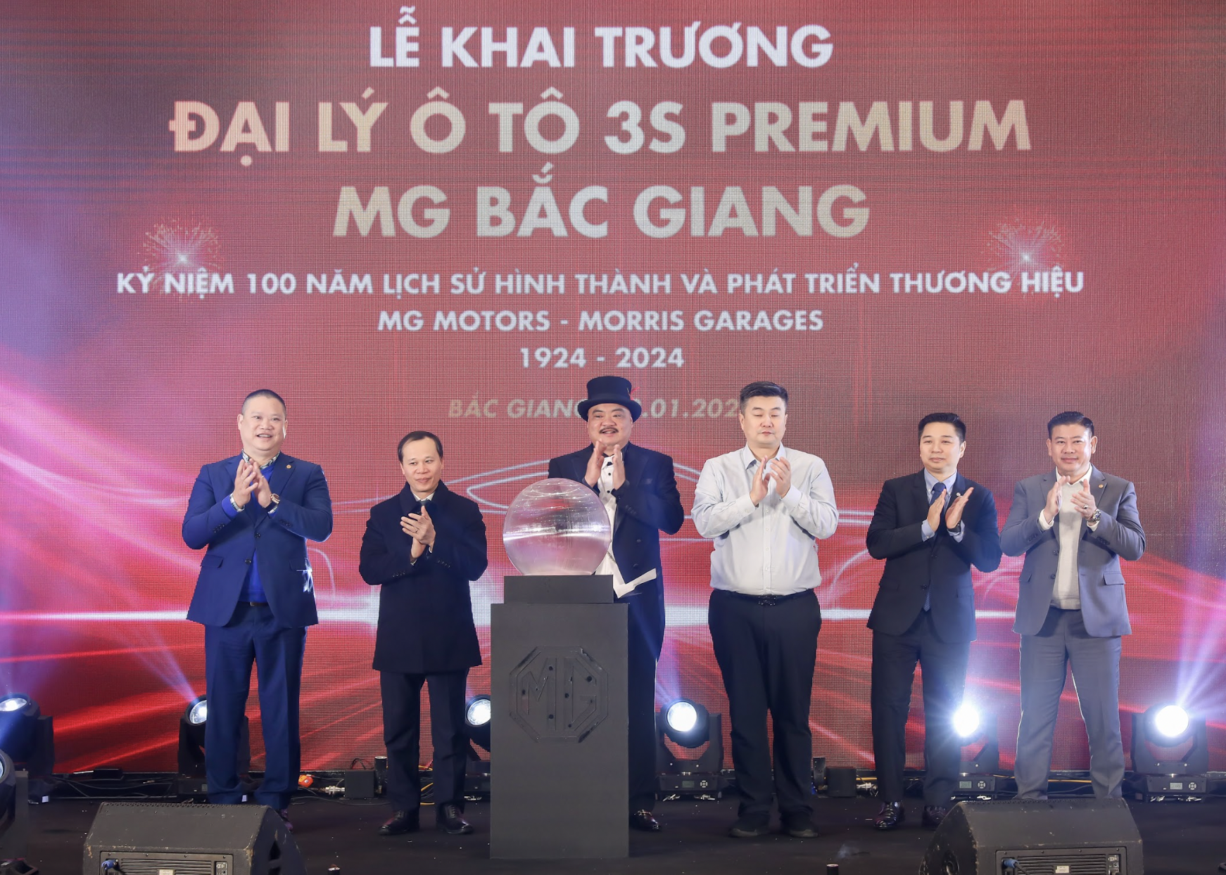 Haxaco khai trương Đại lý 3S Premium MG Bắc Giang.  