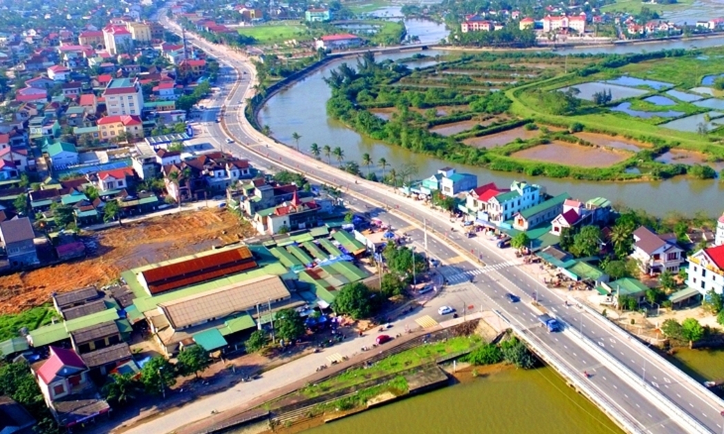 Một góc huyện Thạch Hà, tỉnh Hà Tĩnh