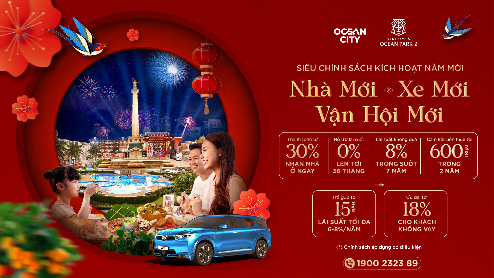 Chính sách “siêu khủng” của Vinhomes Ocean Park 2 giúp khách hàng chủ động lựa chọn những ưu đãi phù hợp với khả năng tài chính.