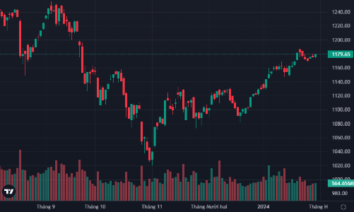 Cổ phiếu vừa và nhỏ hút dòng tiền, giá tăng cả loạt
