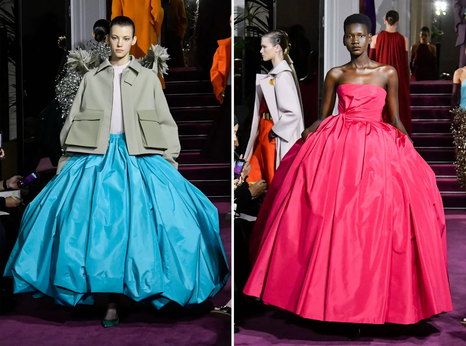 Các thiết kế Haute Couture năm nay của Valentino và Alaïa.