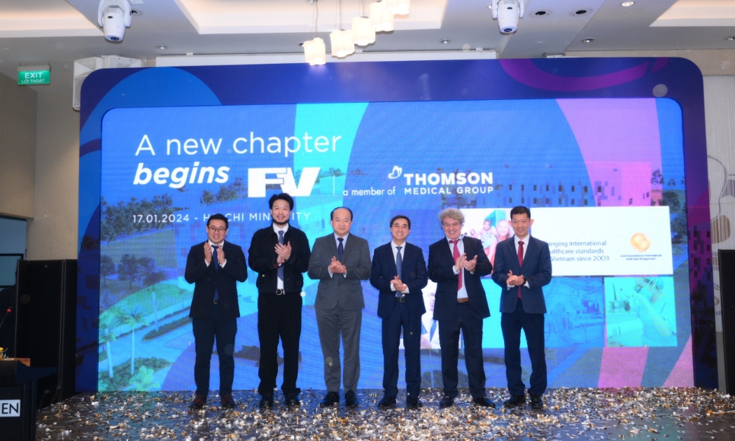 Lễ công bố Bệnh viện FV chính thức trở thành thành viên của Tập đoàn y tế Thomson.
