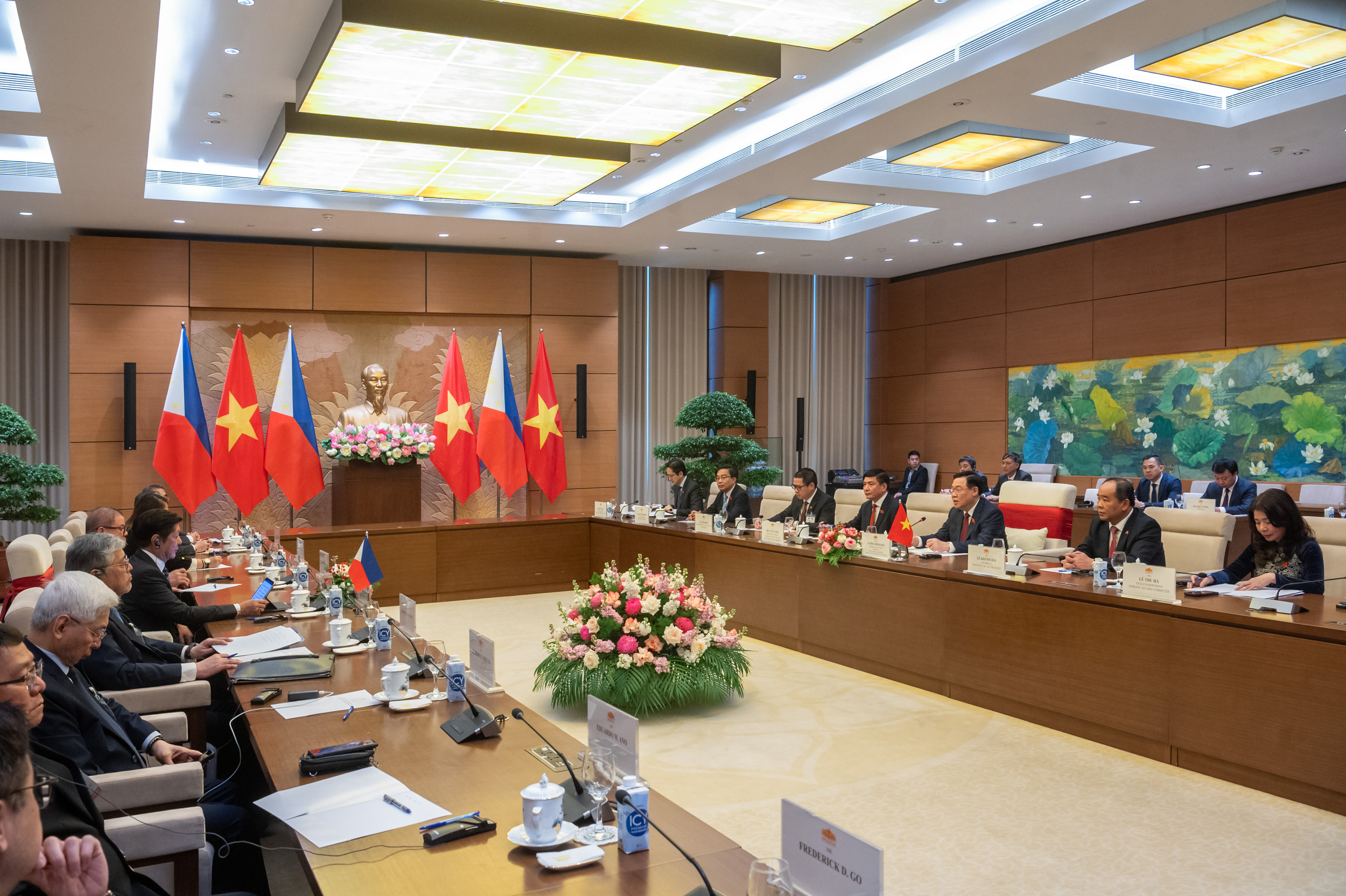 Toàn cảnh cuộc hội kiến - Ảnh: Quochoi.vn