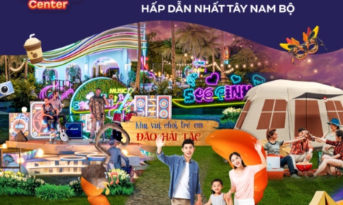 Du Xuân Hà Tiên đừng quên khám phá phố đi bộ trung tâm New Vegas Center