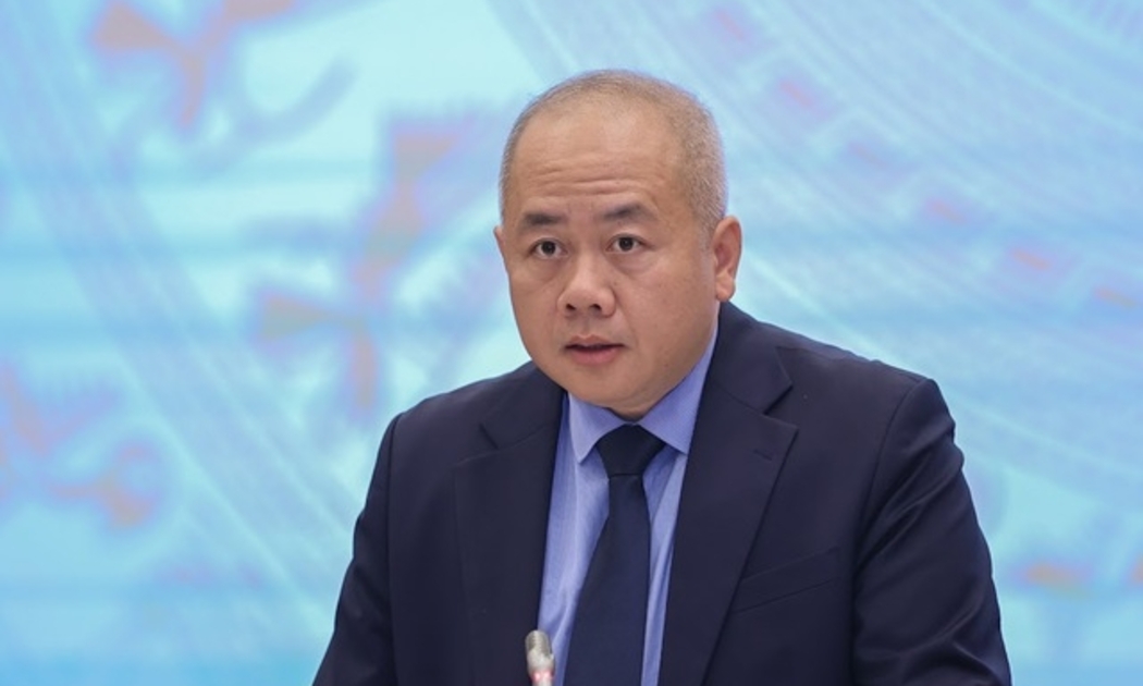 Thứ trưởng Bộ Kế hoạch và Đầu tư Đỗ Thành Trung chia sẻ tại buổi họp báo.