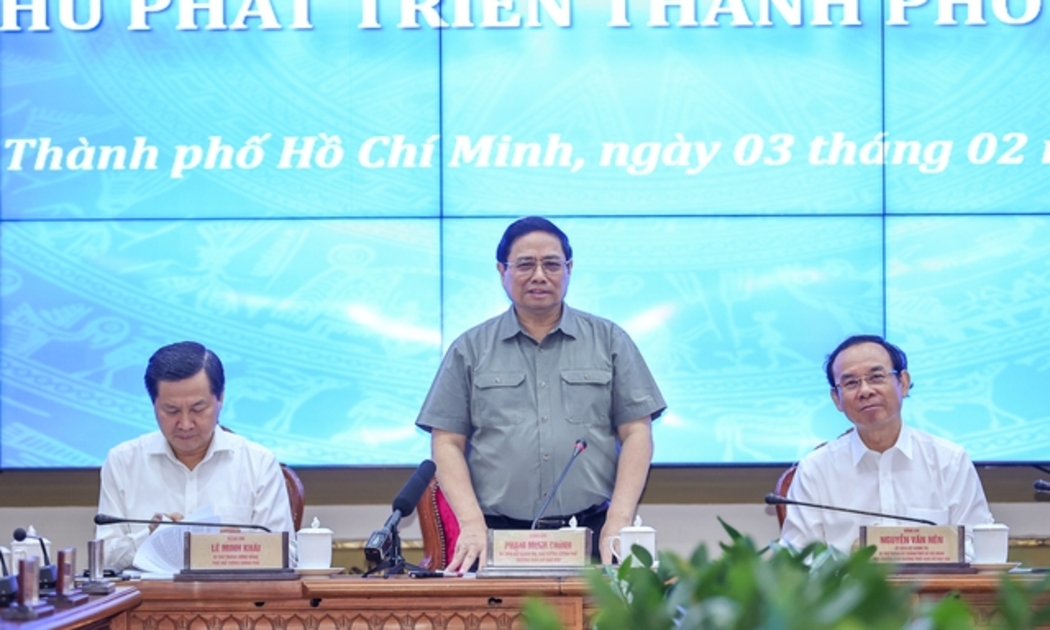 Thủ tướng phát biểu tại cuộc họp - Ảnh: VGP