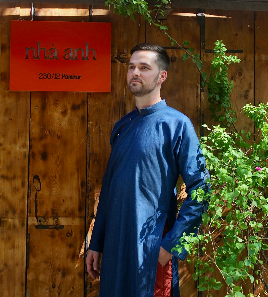 Người mẫu: Pierric Calmette. Ảnh: Nguyễn Hoài Hương.