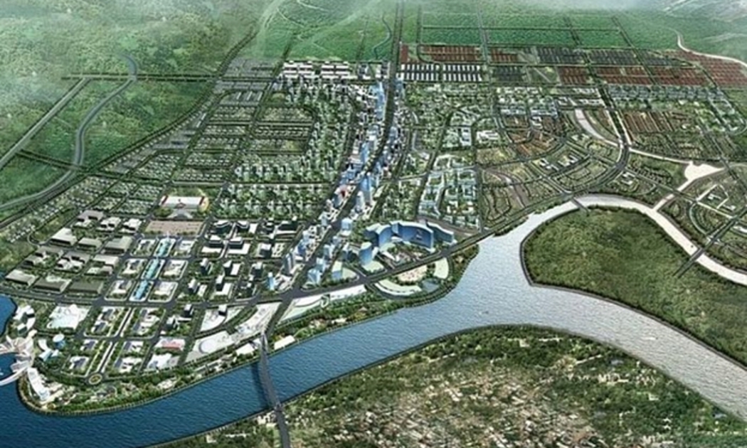 Phối cảnh khu đô thị mới Bắc sông Cấm ở Hải Phòng