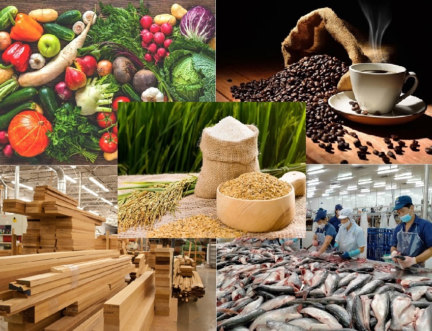 Kim ngạch xuất khẩu nông lâm thủy sản tăng trưởng hơn 79% trong tháng đầu năm.