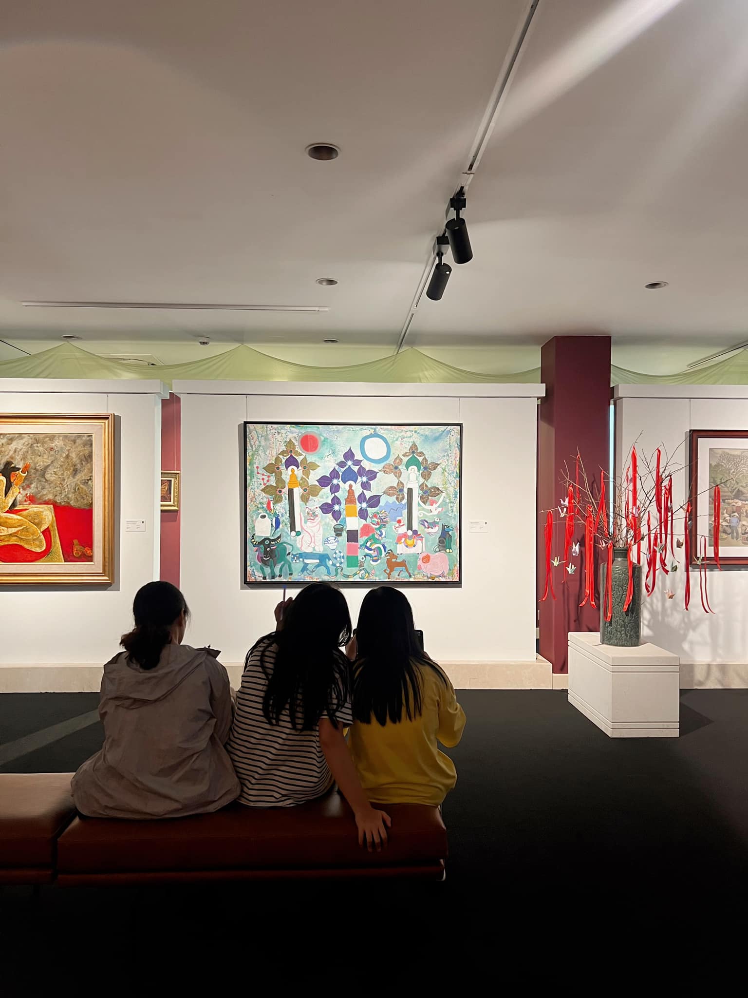 Triển lãm Lập xuân tại Bảo tàng Mỹ thuật tư nhân Quang San.
