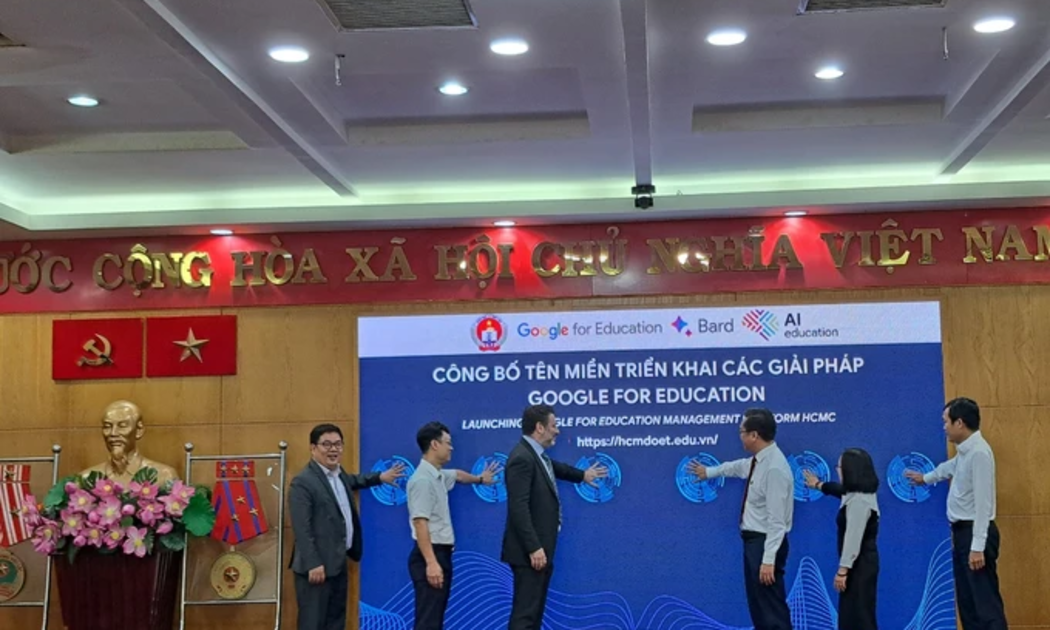 Sở Giáo dục và Đào tạo TPHCM công bố tên miền triển khai các giải pháp Google for Education sáng 6/2.