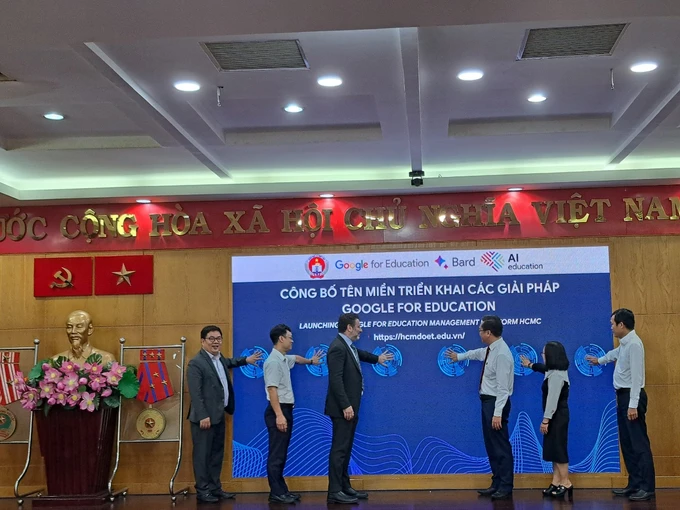 Sở Giáo dục và Đào tạo TPHCM công bố tên miền triển khai các giải pháp Google for Education sáng 6/2.