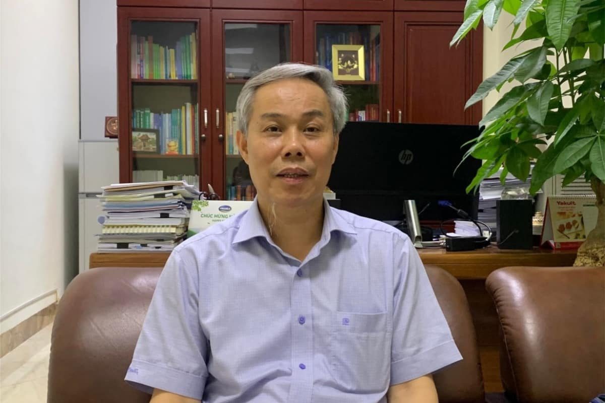 Ông Nguyễn Hùng Long, Phó Cục trưởng Cục An toàn thực phẩm (Bộ Y tế) thông tin về công tác đảm bảo an toàn thực phẩm dịp Tết. Ảnh: Phương Thảo. 