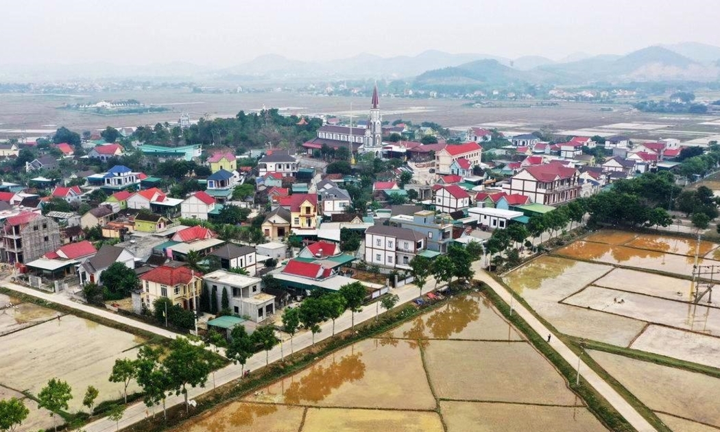 Một góc huyện Yên Thành, tỉnh Nghệ An