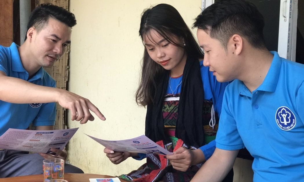 Người tham gia và thụ hưởng các chính sách bảo hiểm xã hội ngày càng tăng. Ảnh - BHXH Việt Nam.