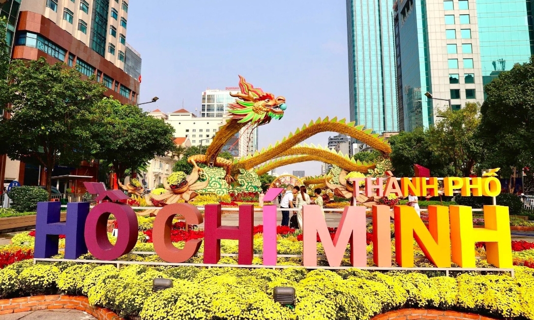 Có khoảng 10 triệu hình ảnh liên quan Đường hoa Nguyễn Huệ Tết Giáp Thìn 2024 - Ảnh minh họa.