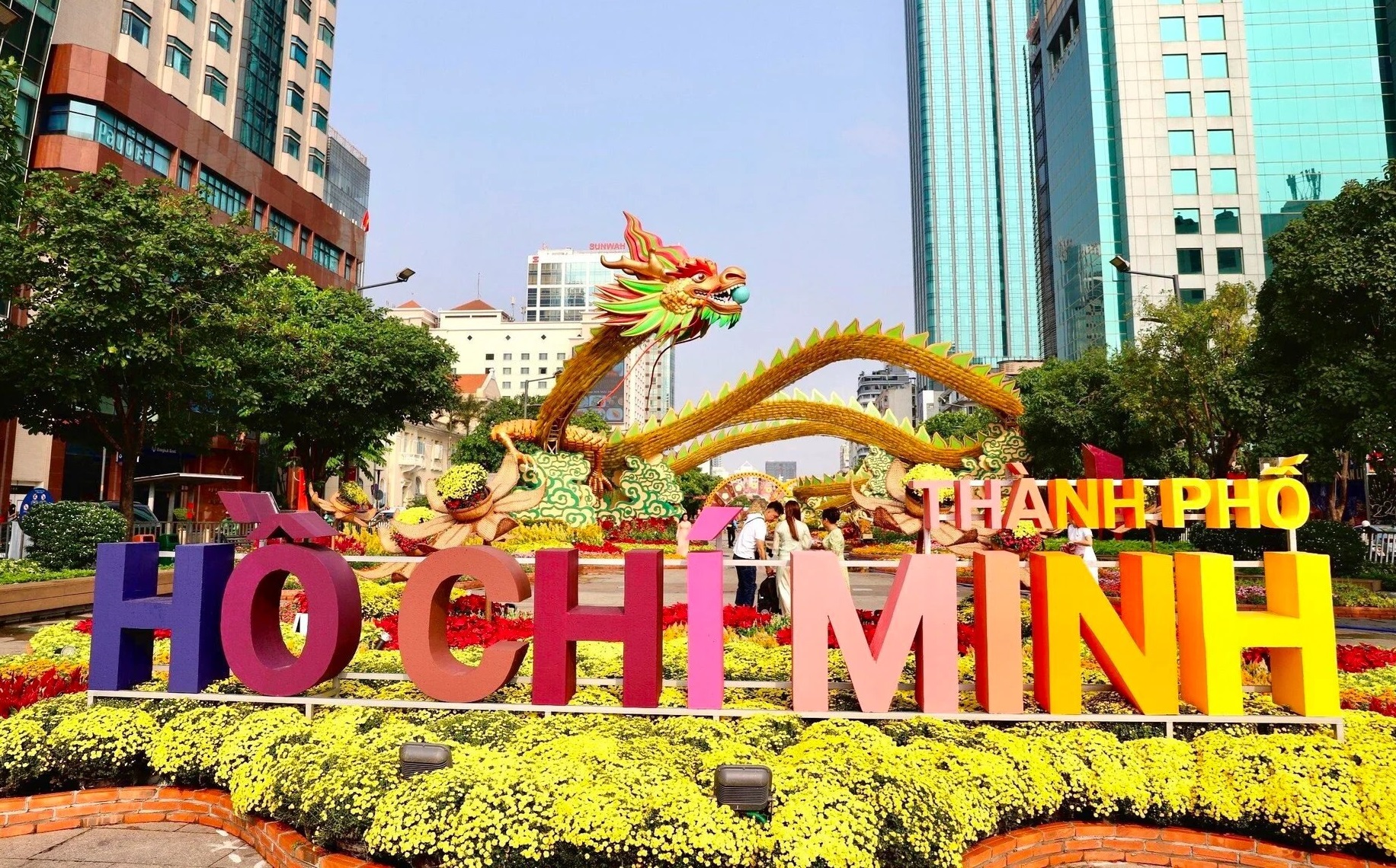 Có khoảng 10 triệu hình ảnh liên quan Đường hoa Nguyễn Huệ Tết Giáp Thìn 2024 - Ảnh minh họa.