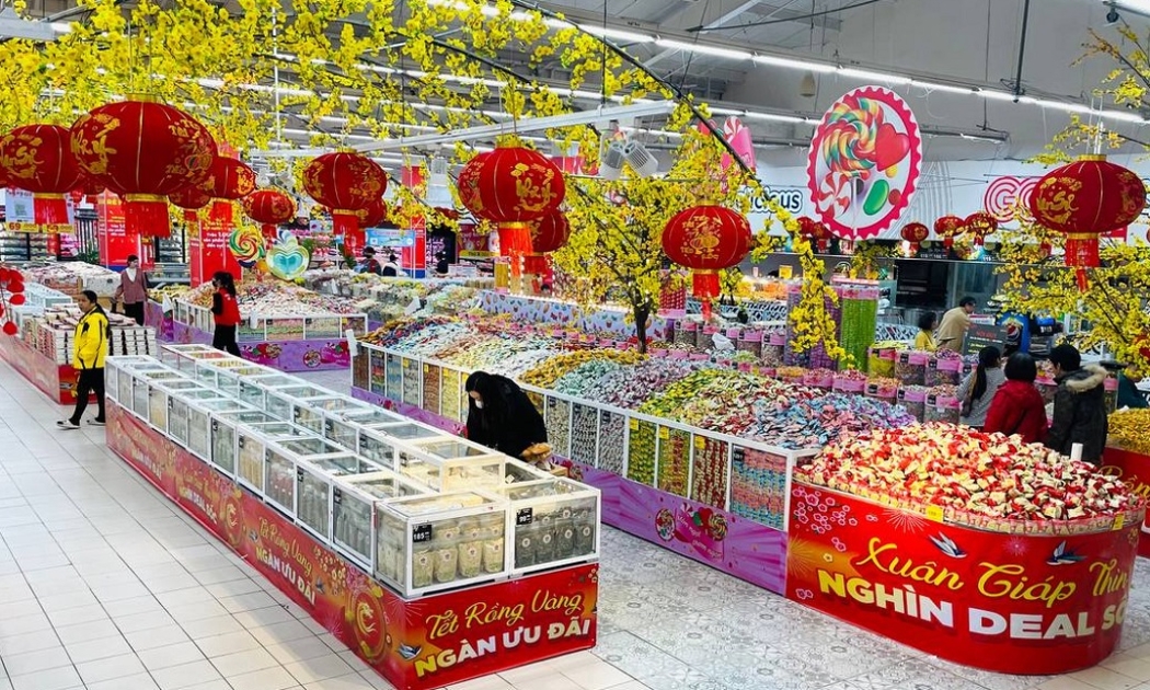 Không xảy ra tình trạng thiếu hàng, hoặc hàng hóa bị gián đoạn trong dịp Tết Nguyên đán 2024.