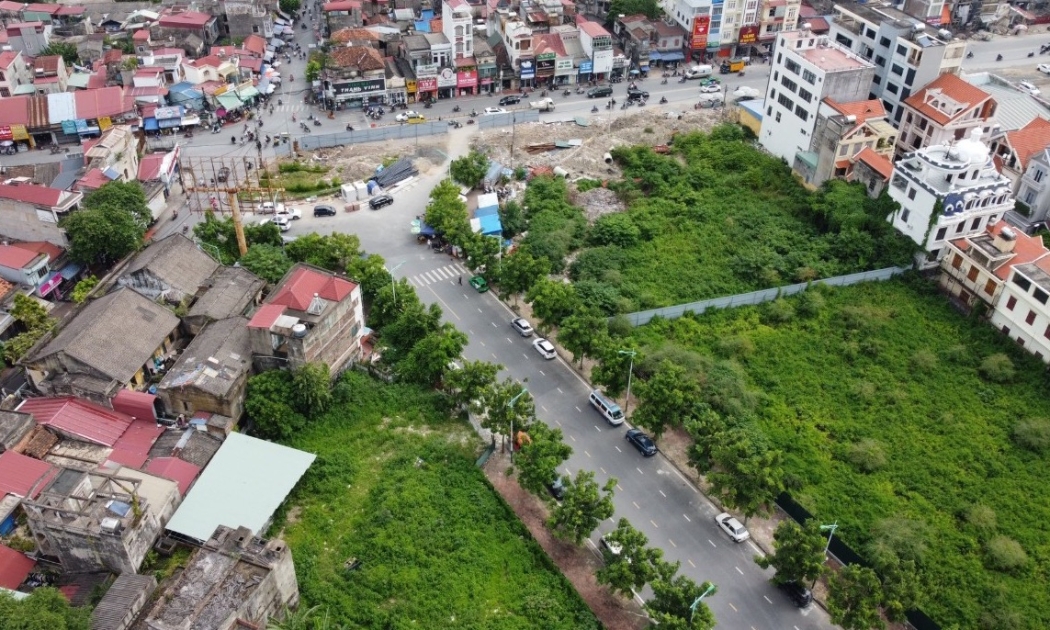 Khu vực nút giao thông Quán Mau nơi Công ty PG đề nghị điều chỉnh quy hoạch 2 dự án mà doanh nghiệp trúng đấu giá.
