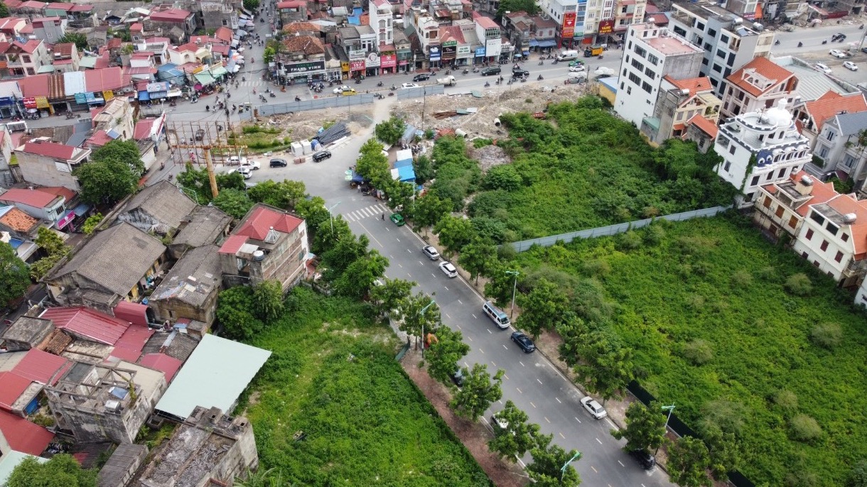 Khu vực n&uacute;t giao th&ocirc;ng Qu&aacute;n Mau nơi C&ocirc;ng ty PG đề nghị điều chỉnh quy hoạch 2 dự &aacute;n m&agrave; doanh nghiệp tr&uacute;ng đấu gi&aacute;.