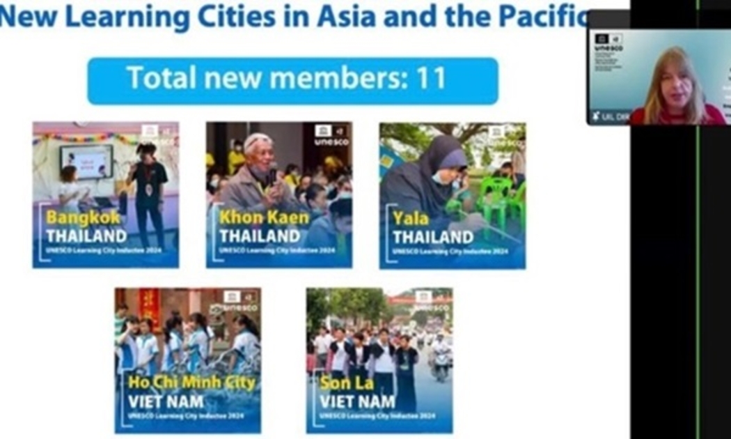 TP.HCM và TP. Sơn La (tỉnh Sơn La) vừa được UNESCO công nhận là thành viên “Mạng lưới Thành phố học tập toàn cầu” - Ảnh Bộ Ngoại giao.