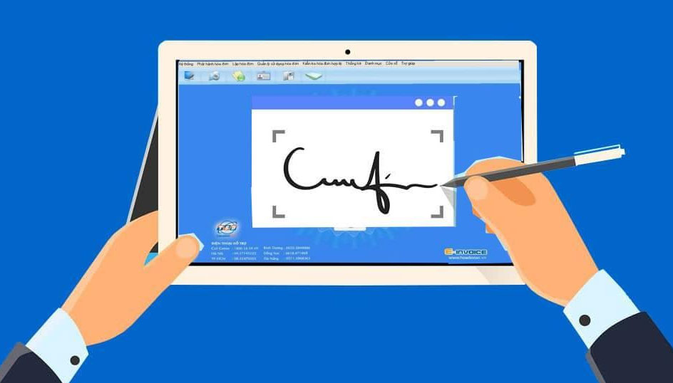 Chữ ký điện tử chuyên dùng bảo đảm an toàn -  Ảnh minh họa.