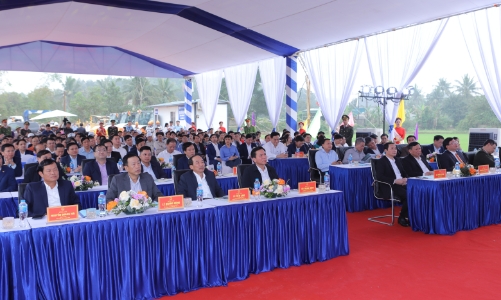 Thanh Hóa khởi công tuyến đường 1.345 tỷ nối cao tốc Bắc Nam đi Cảng Nghi Sơn