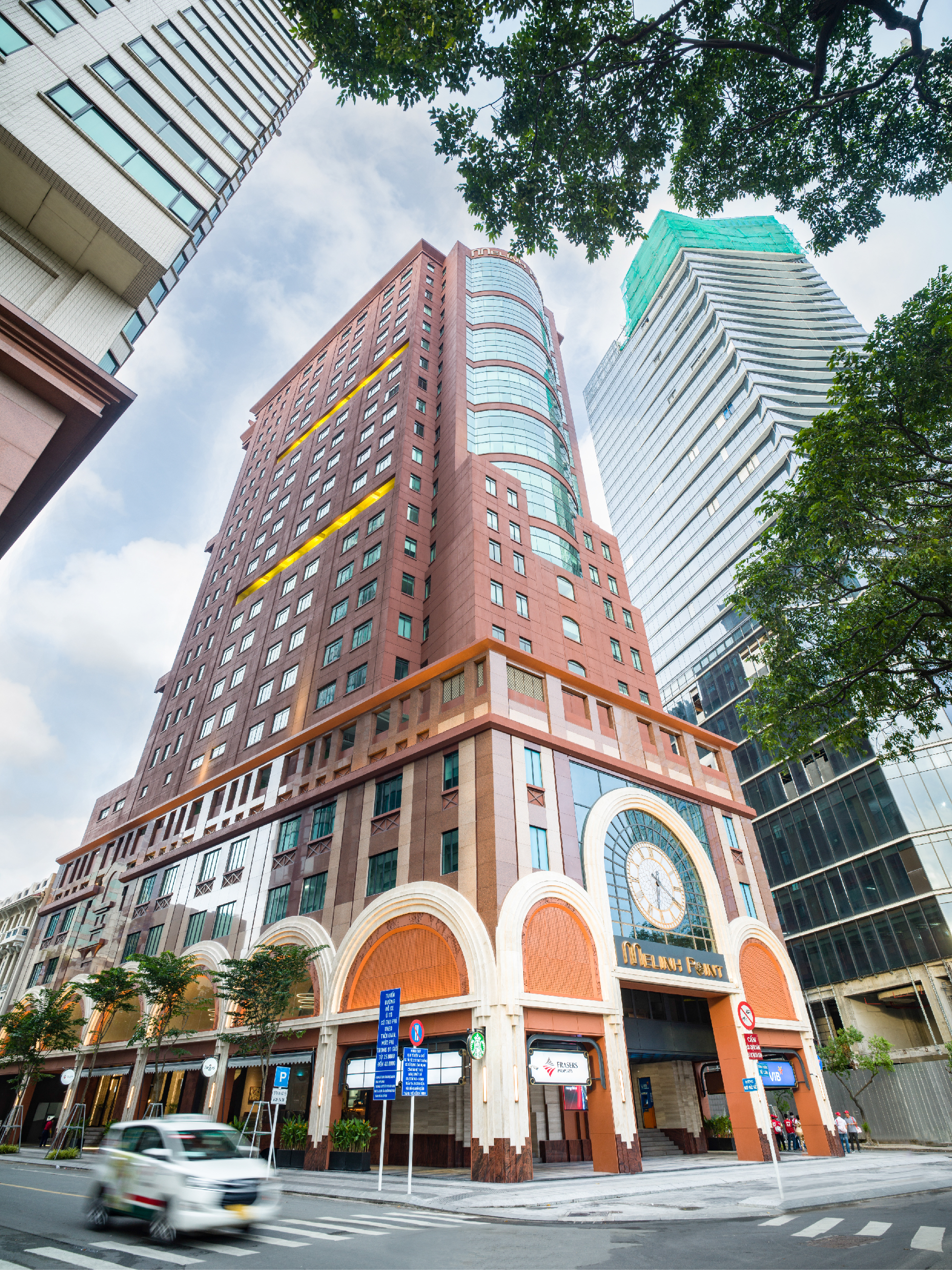 Melinh Point, a Grade A office building in the CBD of Ho Chi Minh City, with LEED PLATINUM Certification - the highest level awarded for green buildings.
