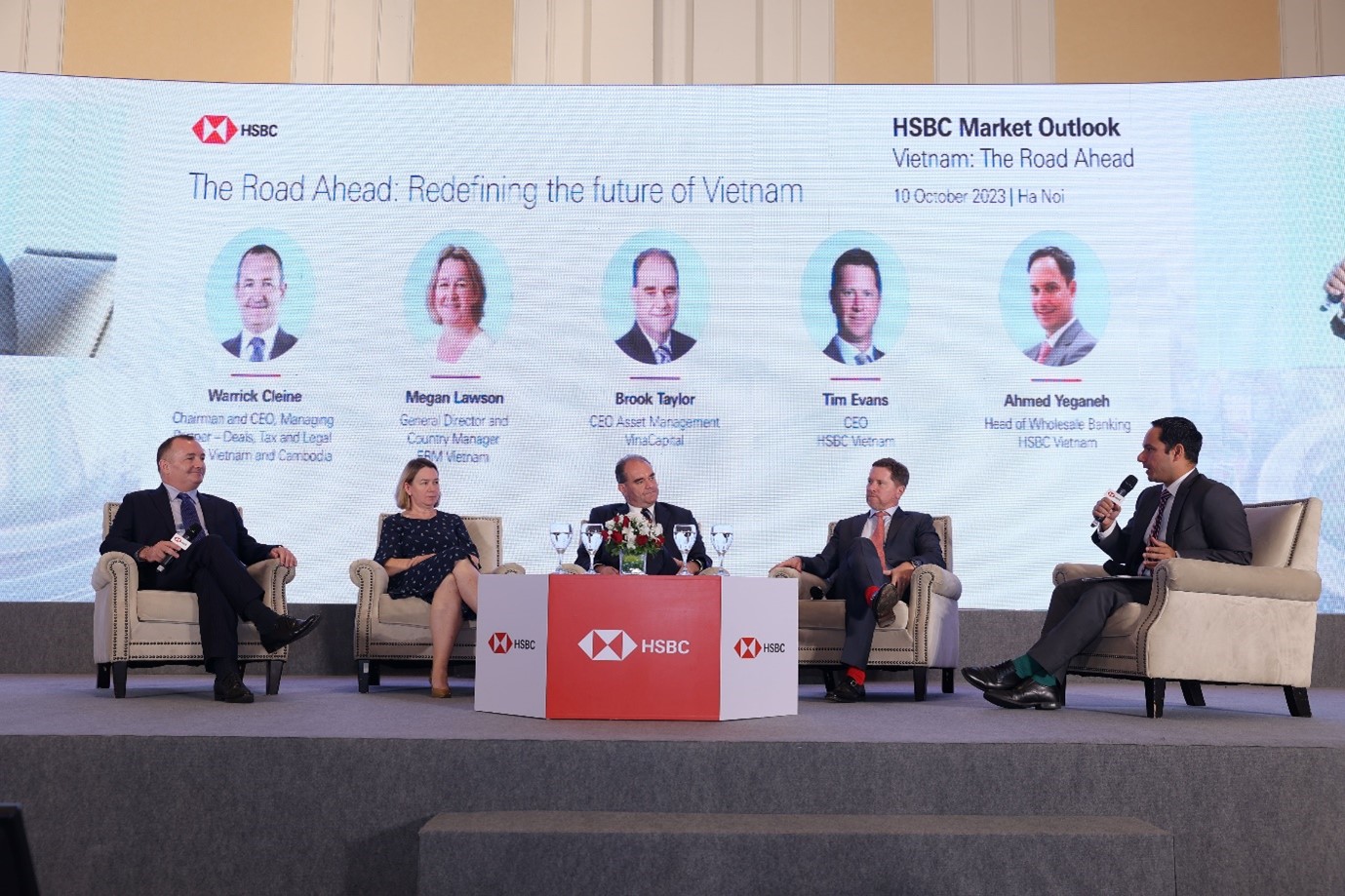 Mr. Ahmed Yeganeh at HSBC's Market Outlook in October 2023.