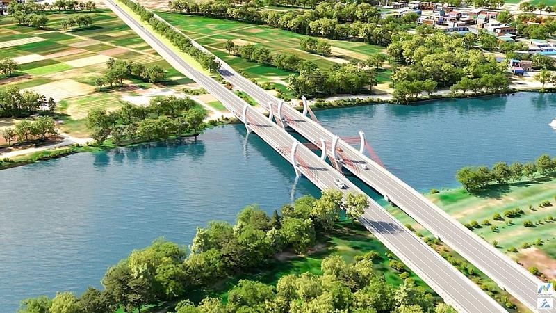 Quang Ngai accelerates construction of new road link