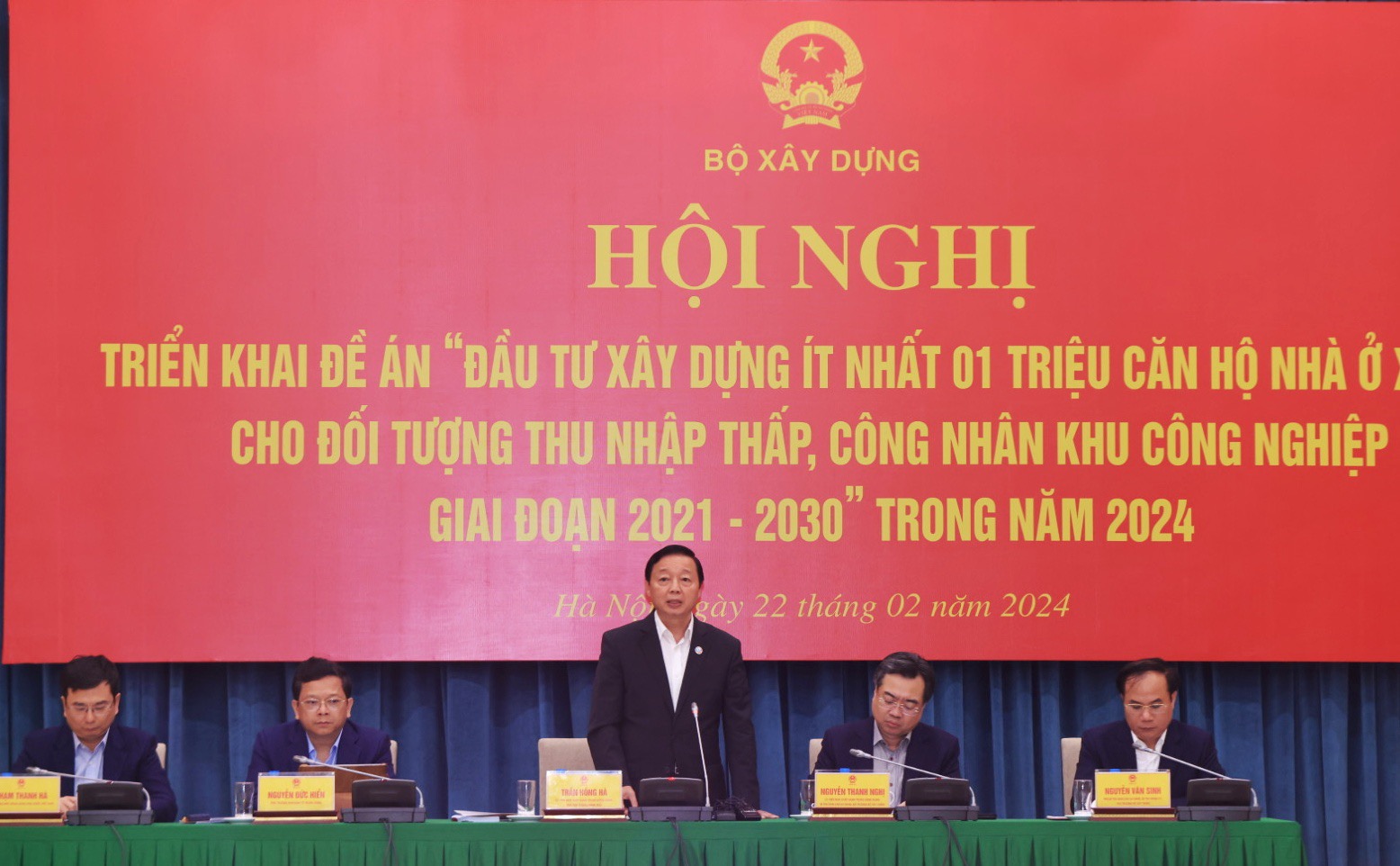 Phó Thủ tướng Trần Hồng Hà phát biểu tại Hội nghị.